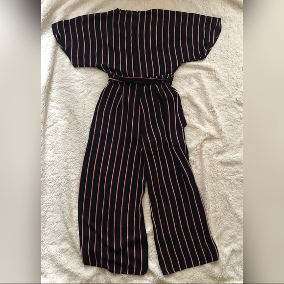 Gianni Bini Nicole Jumpsuit - Black, Red, White - Picture 4 of 9